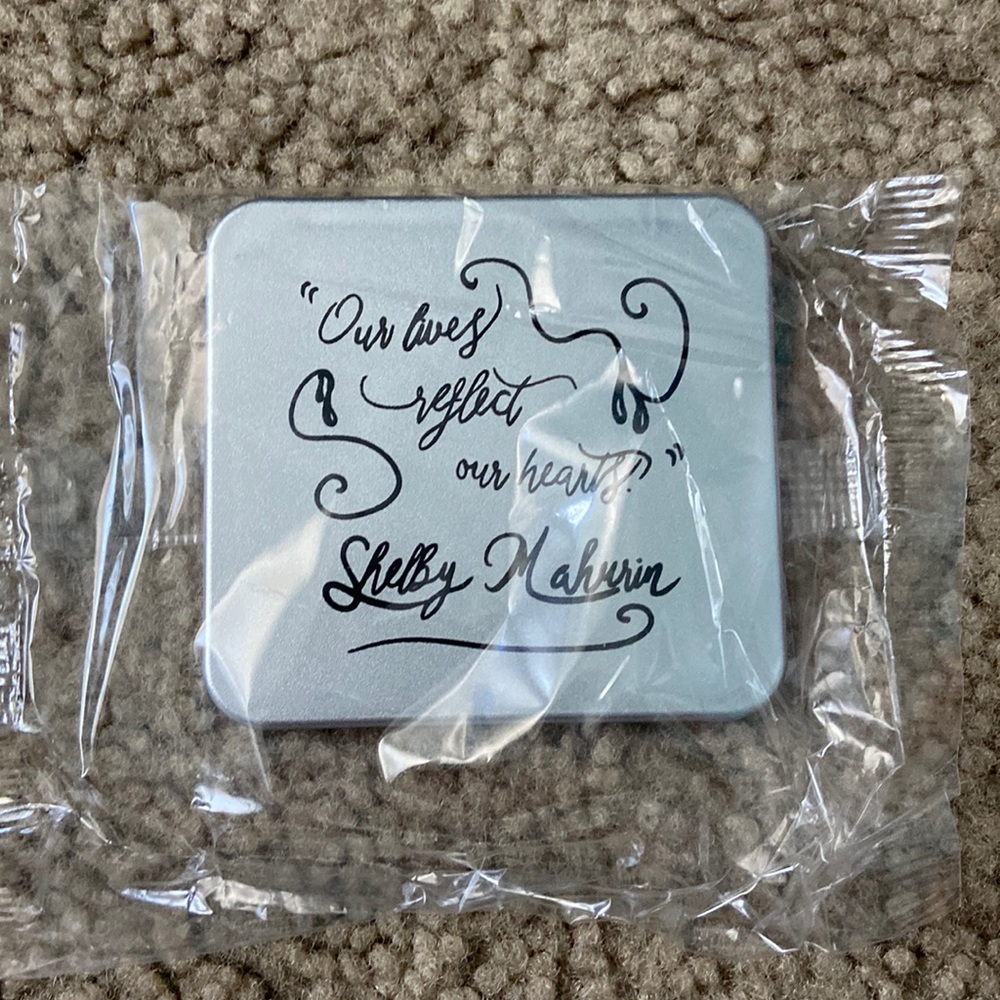 Serpent and Dove Inspired Pocket Mirror